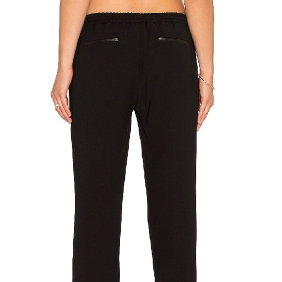 VINCE Leather Trim Joggers - Picture 8 of 10